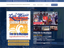 Tablet Screenshot of lagunabeachsistercities.com